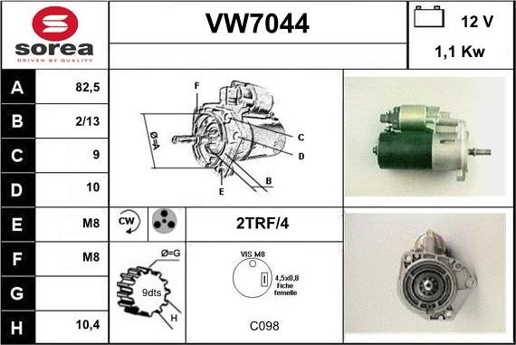 Sera VW7044 - Başlanğıc furqanavto.az