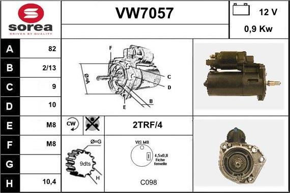 Sera VW7057 - Başlanğıc furqanavto.az