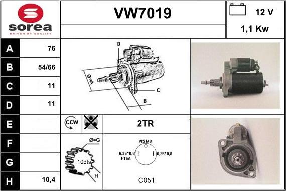 Sera VW7019 - Başlanğıc furqanavto.az