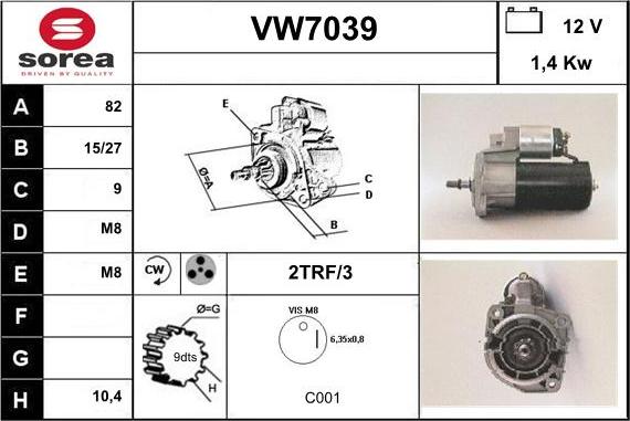 Sera VW7039 - Başlanğıc furqanavto.az