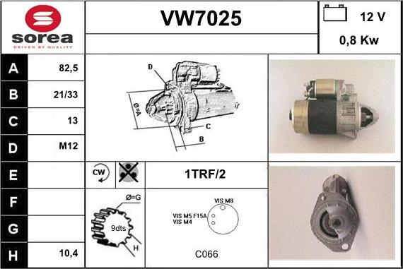 Sera VW7025 - Başlanğıc furqanavto.az