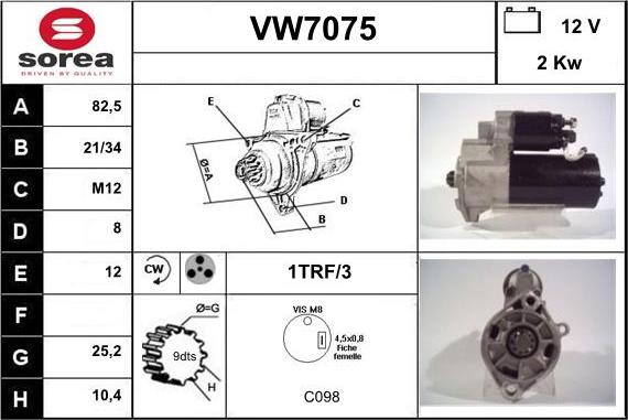 Sera VW7075 - Başlanğıc furqanavto.az