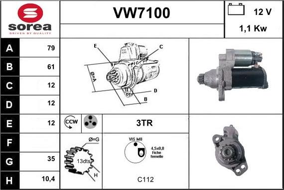 Sera VW7100 - Başlanğıc furqanavto.az