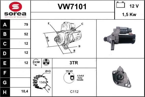 Sera VW7101 - Başlanğıc furqanavto.az