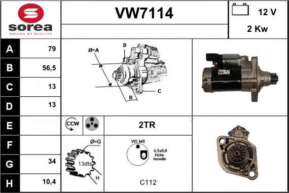 Sera VW7114 - Başlanğıc furqanavto.az