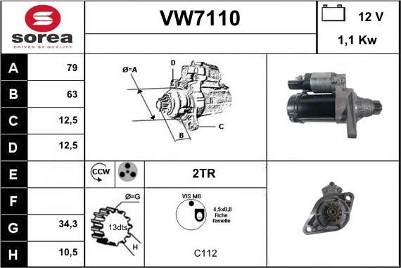 Sera VW7110 - Başlanğıc furqanavto.az