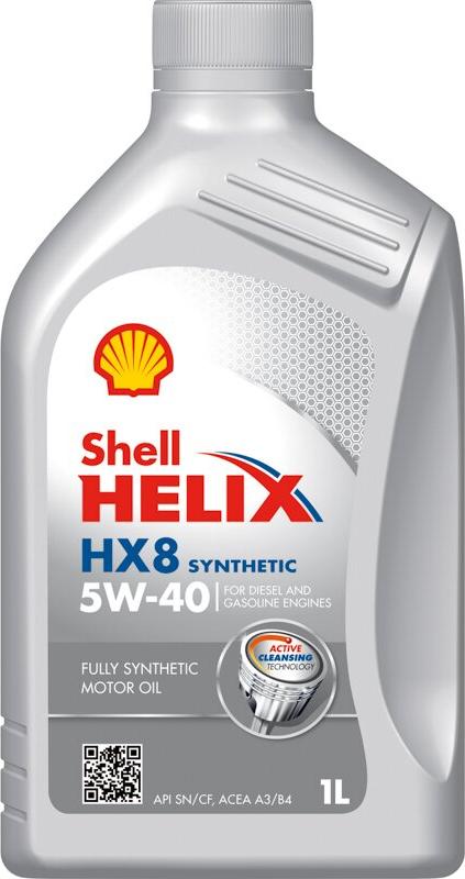 Shell 5W40 HELIX HX8 SYNTHETIC 1L - Mühərrik yağı furqanavto.az