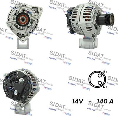 Sidat A12BH0903AS - Alternator furqanavto.az