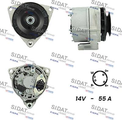 Sidat A12BH0409A2 - Alternator furqanavto.az