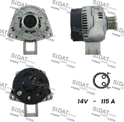 Sidat A12BH0431A2 - Alternator furqanavto.az