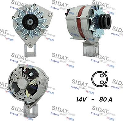 Sidat A12BH0597A2 - Alternator furqanavto.az