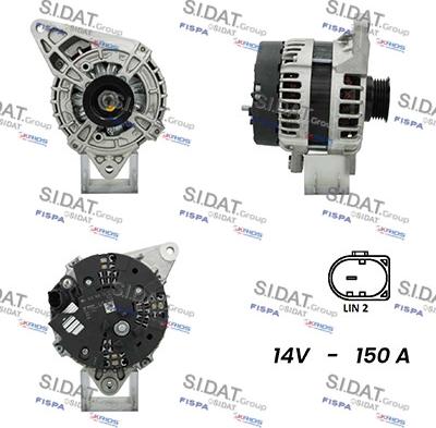 Sidat A12BH0553AS - Alternator furqanavto.az