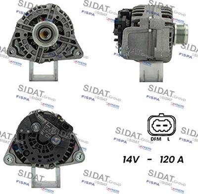 Sidat A12BH0646A2 - Alternator furqanavto.az