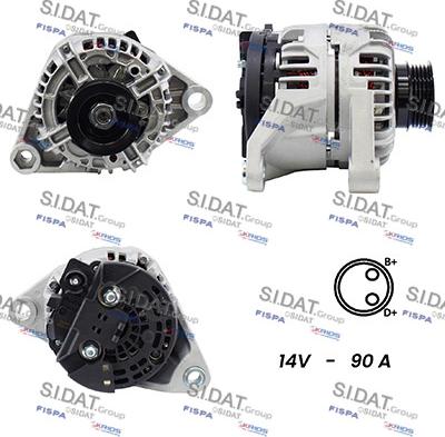 Sidat A12BH0080A2 - Alternator furqanavto.az