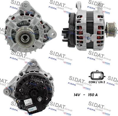 Sidat A12BH0070 - Alternator furqanavto.az