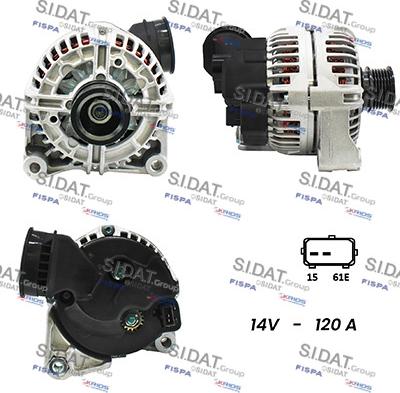 Sidat A12BH0122A2 - Alternator furqanavto.az