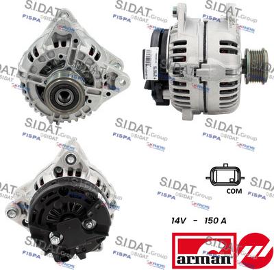 Sidat A12BH0291AS - Alternator furqanavto.az