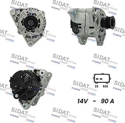 Sidat A12BH0244A2 - Alternator furqanavto.az