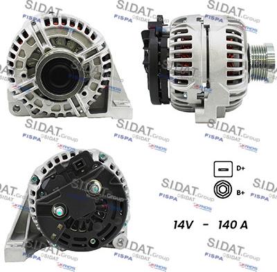 Sidat A12BH0202A2 - Alternator furqanavto.az