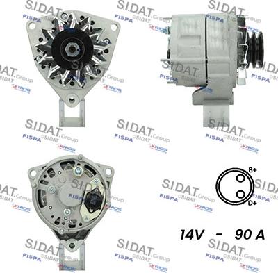 Sidat A12BH1087A2 - Alternator furqanavto.az