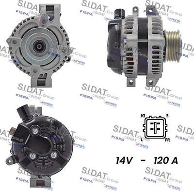 Sidat A12DE0454A2 - Alternator furqanavto.az