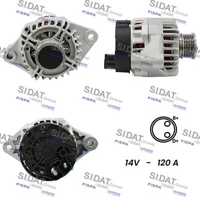 Sidat A12DE0544A2 - Alternator furqanavto.az