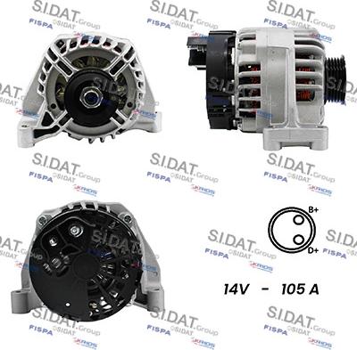 Sidat A12DE0007A2 - Alternator furqanavto.az