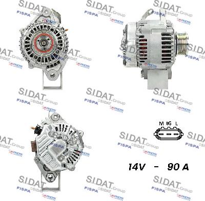 Sidat A12DE0175A2 - Alternator furqanavto.az