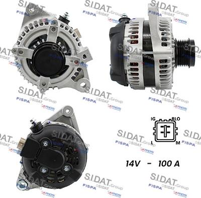 Sidat A12DE0376A2 - Alternator furqanavto.az