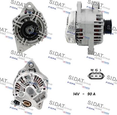 Sidat A12DE1145A2 - Alternator furqanavto.az