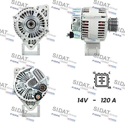 Sidat A12DE1111A2 - Alternator furqanavto.az