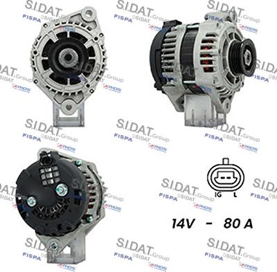 Sidat A12DR0816 - Alternator furqanavto.az