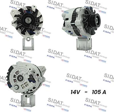 Sidat A12DR1101A2 - Alternator furqanavto.az