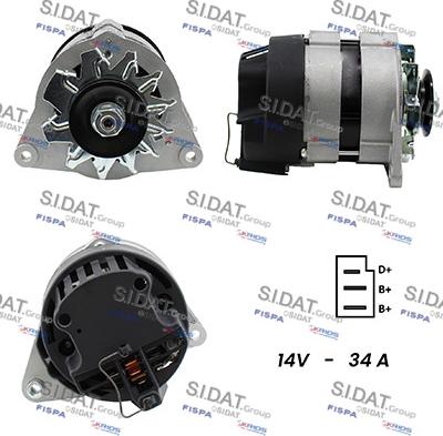 Sidat A12LU0300A2 - Alternator furqanavto.az