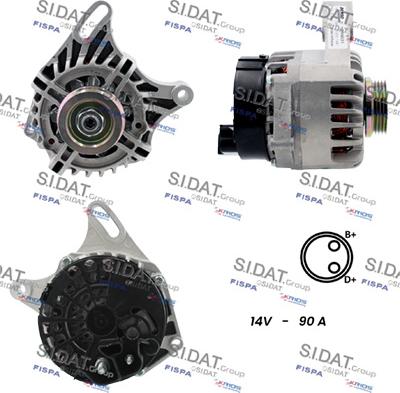 Sidat A12MA1141 - Alternator furqanavto.az