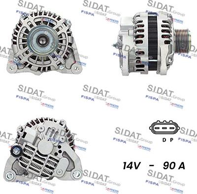 Sidat A12MH0653A2 - Alternator furqanavto.az