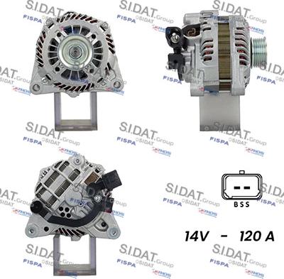 Sidat A12MH0809A2 - Alternator furqanavto.az