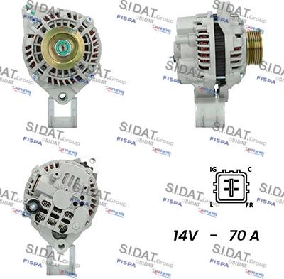 Sidat A12MH0210A2 - Alternator furqanavto.az