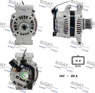 Sidat A12MH1205A2 - Alternator furqanavto.az