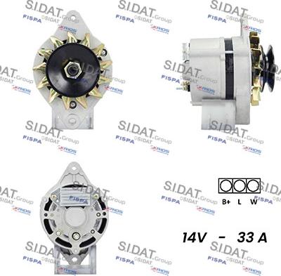 Sidat A12ML0595A2 - Alternator furqanavto.az