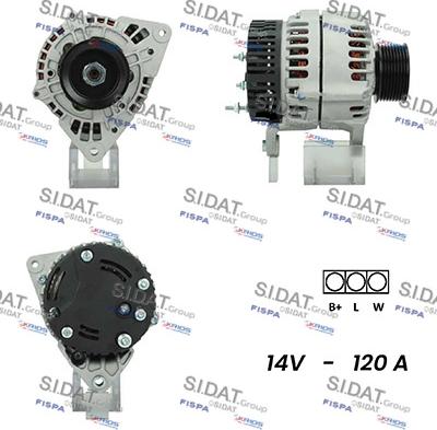 Sidat A12ML0318A2 - Alternator furqanavto.az