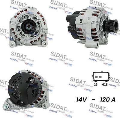 Sidat A12VA0505A2 - Alternator furqanavto.az