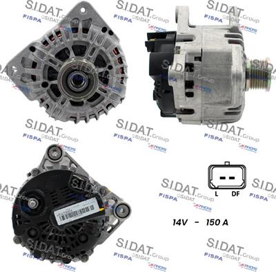 Sidat A12VA0008 - Alternator furqanavto.az