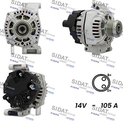 Sidat A12VA0110A2 - Alternator furqanavto.az