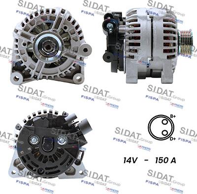 Sidat A12VA0180A2 - Alternator furqanavto.az