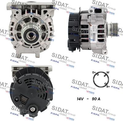 Sidat A12VA0271 - Alternator furqanavto.az