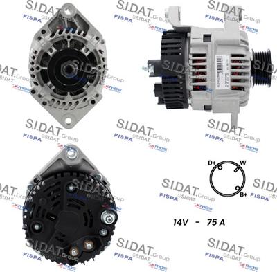 Sidat A12VA1295A2 - Alternator furqanavto.az