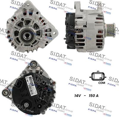 Sidat A12VA1250 - Alternator furqanavto.az