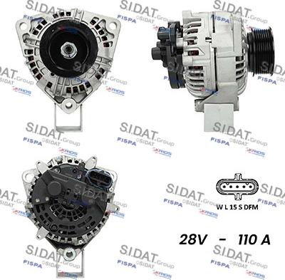 Sidat A24BH0099AS - Alternator furqanavto.az