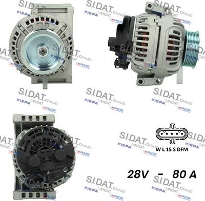 Sidat A24BH0097AS - Alternator furqanavto.az